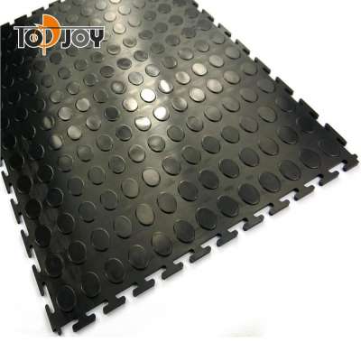 500mm*500mm Industrial Interlocking Garage Vinyl Floor Tile Mat